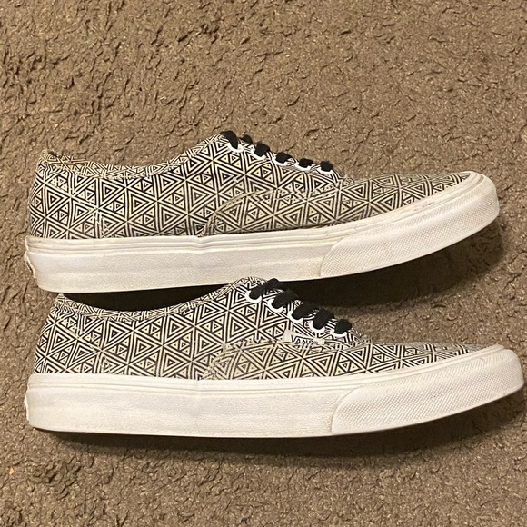 Vans Shoes - Vans Black and White Geometric Sneakers